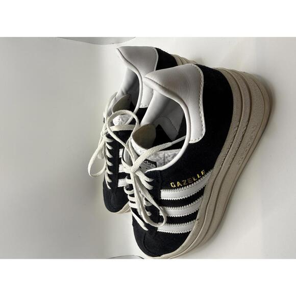 Adidas Bold Gazelle Black/White Shoes Sneakers Size 8 Women's - Picture 5 of 8